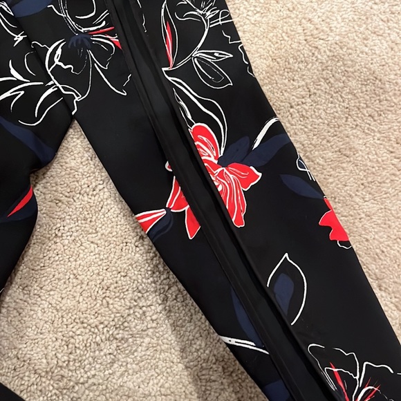 Halogen floral long sleeve A-line dress - Picture 4 of 9